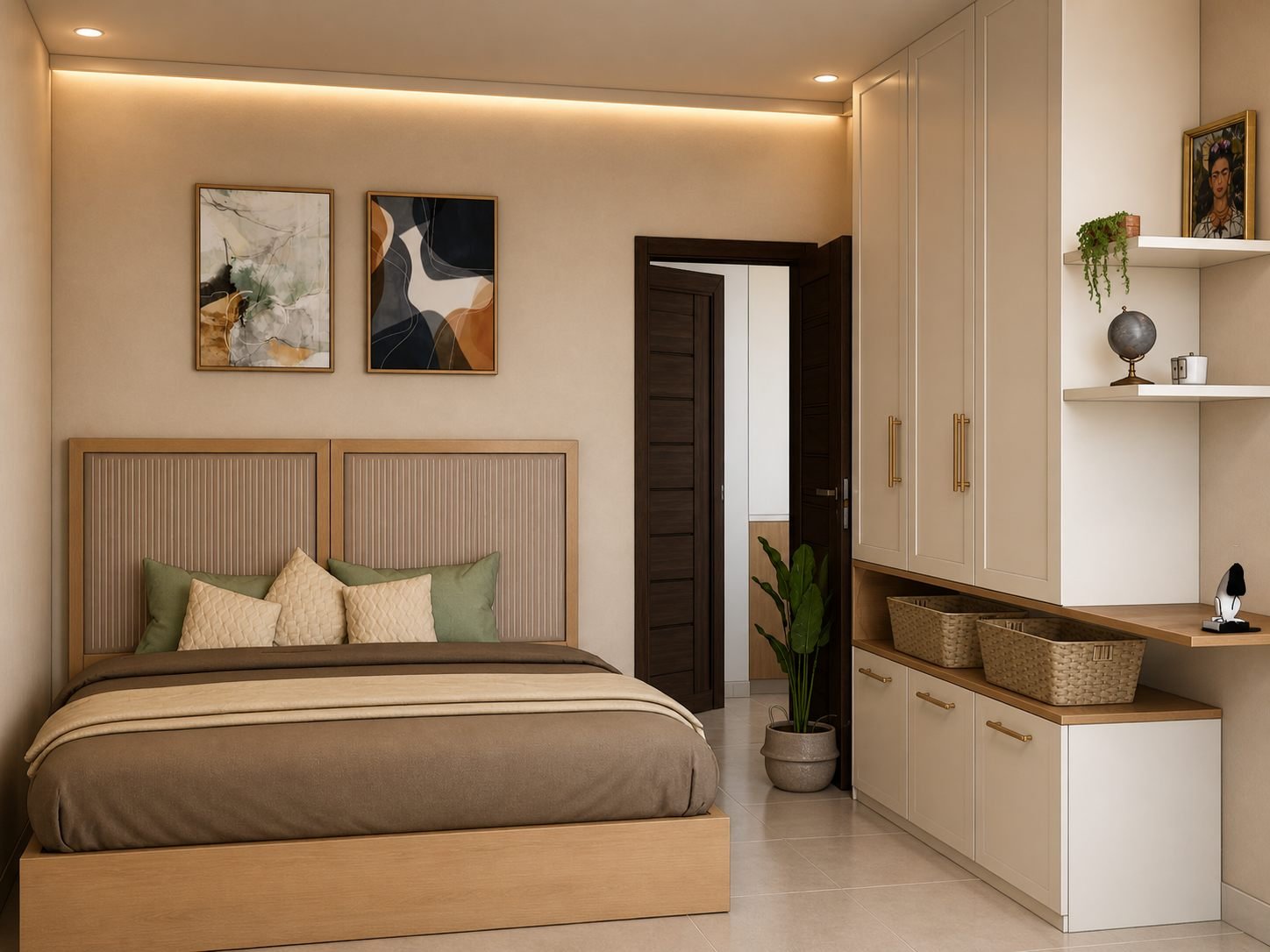 3D guest room visualisation by Design DNA